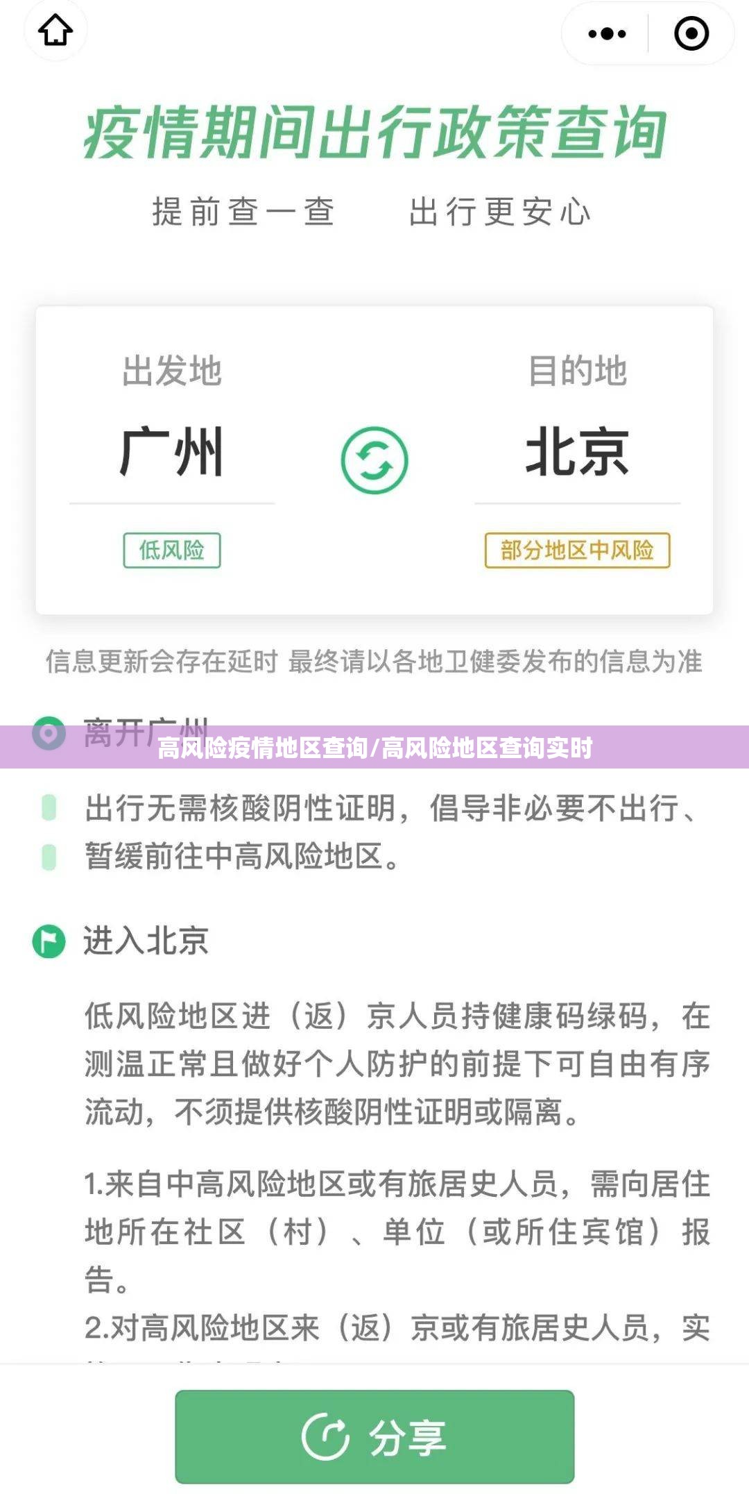 高风险疫情地区查询/高风险地区查询实时 高风险疫情地区查询/高风险地区查询实时