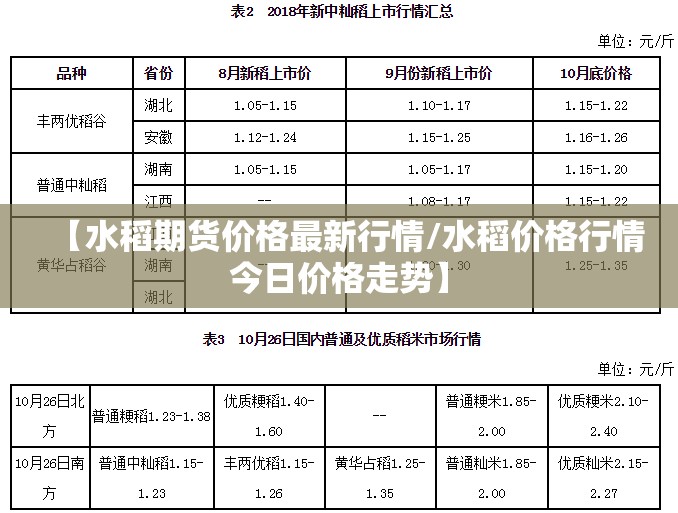 【水稻期货价格最新行情/水稻价格行情今日价格走势】