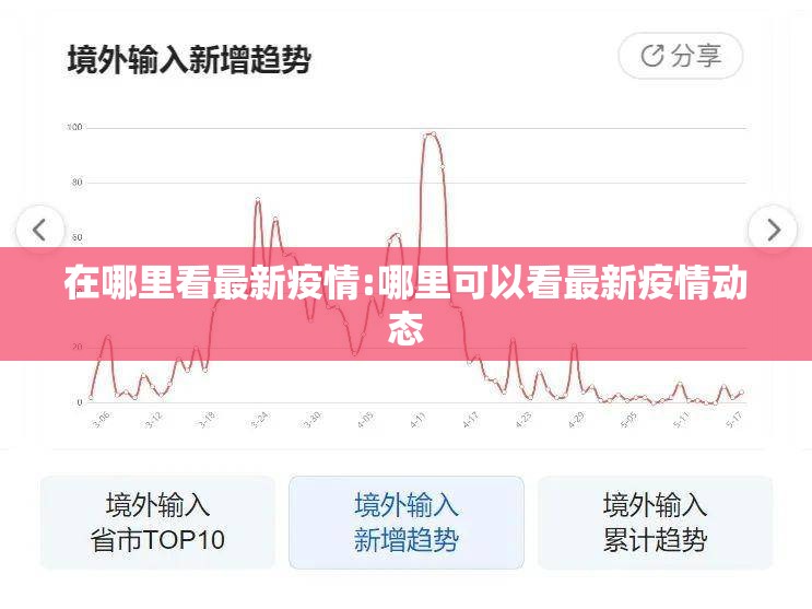 在哪里看最新疫情:哪里可以看最新疫情动态
