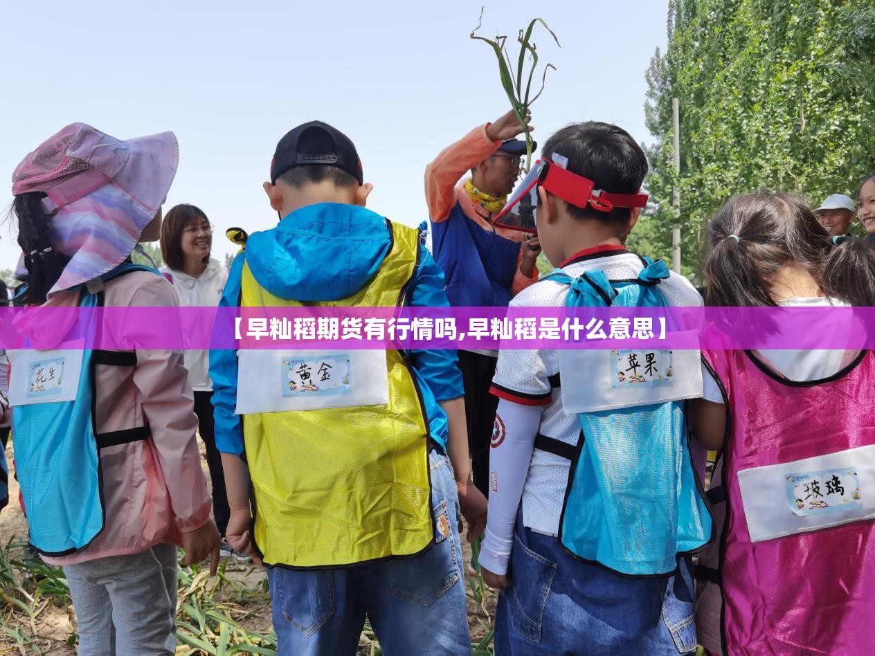 【早籼稻期货有行情吗,早籼稻是什么意思】