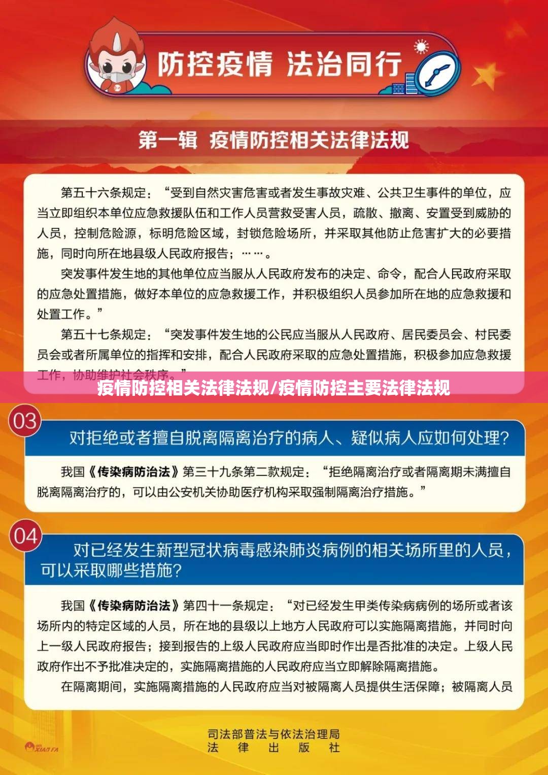 疫情防控相关法律法规/疫情防控主要法律法规 疫情防控相关法律法规/疫情防控主要法律法规