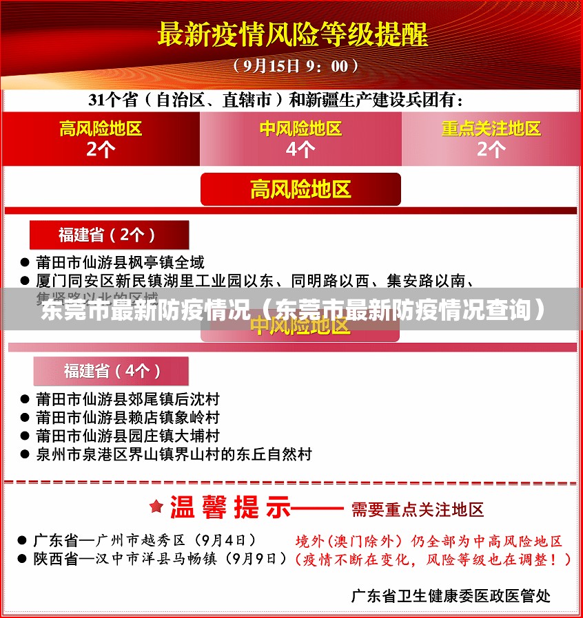 东莞市最新防疫情况（东莞市最新防疫情况查询）