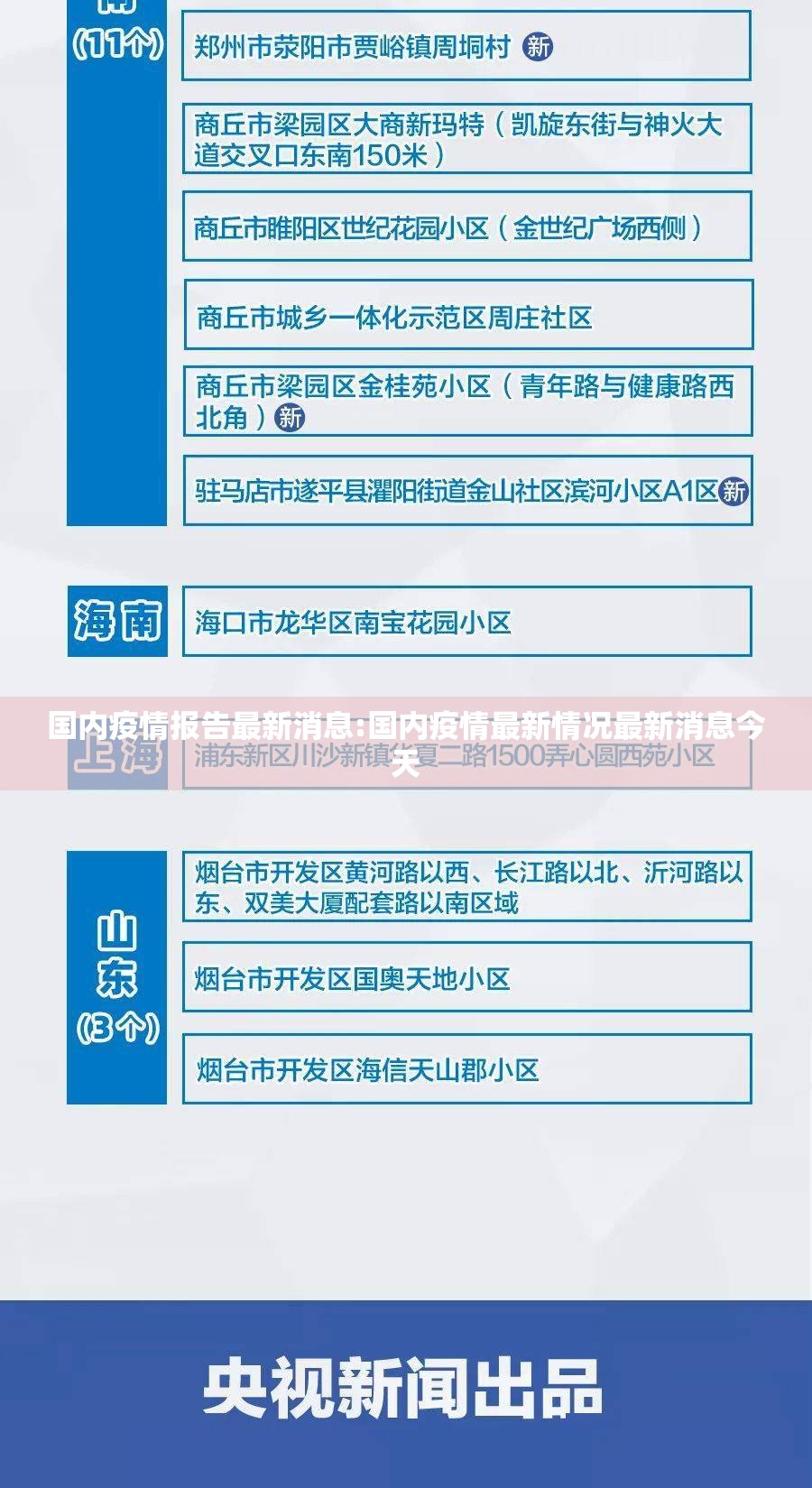 国内疫情报告最新消息:国内疫情最新情况最新消息今天