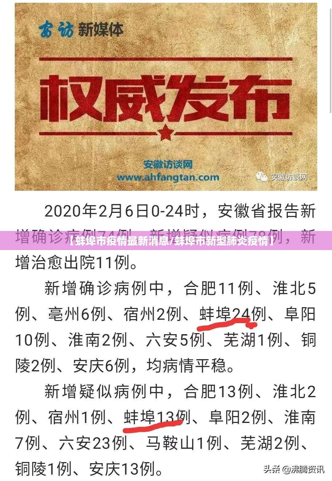 【蚌埠市疫情最新消息/蚌埠市新型肺炎疫情】 【蚌埠市疫情最新消息/蚌埠市新型肺炎疫情】