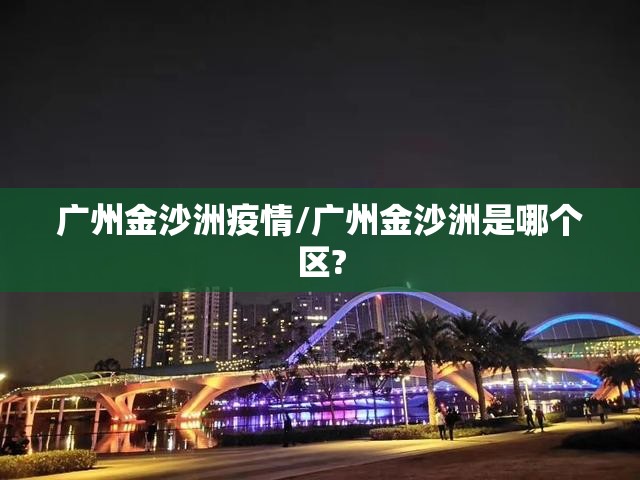 广州金沙洲疫情/广州金沙洲是哪个区?