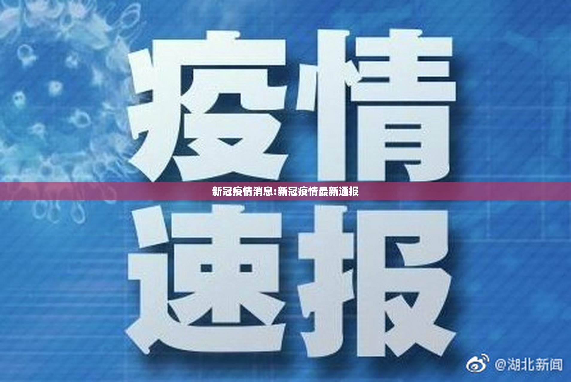 新冠疫情消息:新冠疫情最新通报