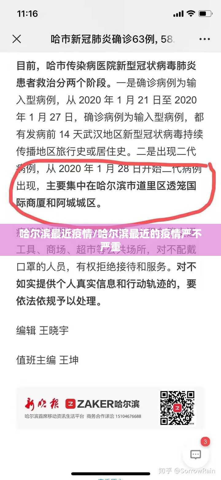 哈尔滨最近疫情/哈尔滨最近的疫情严不严重 哈尔滨最近疫情/哈尔滨最近的疫情严不严重