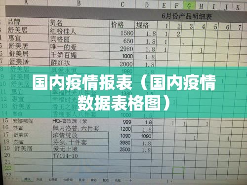 国内疫情报表（国内疫情数据表格图）
