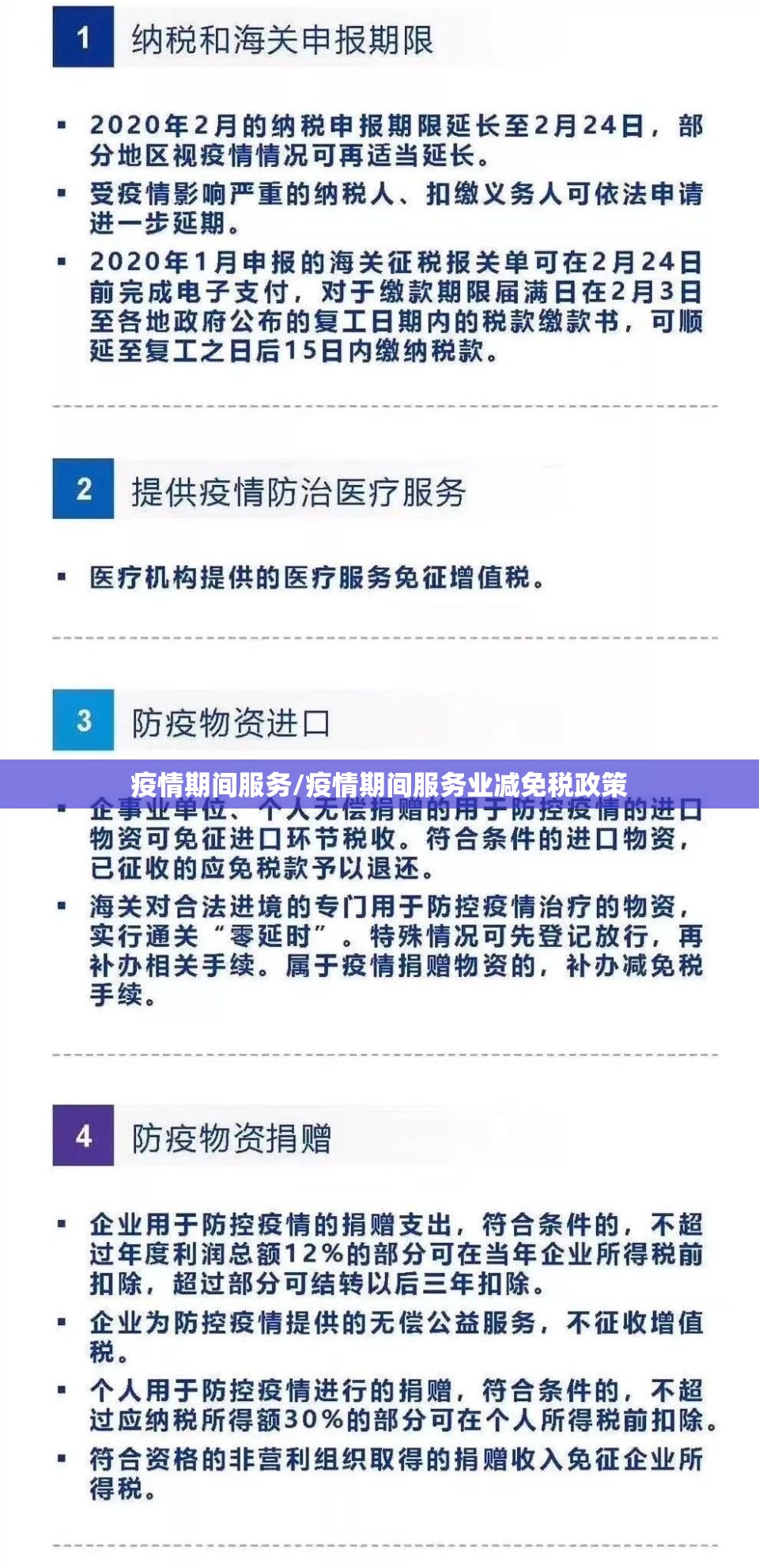 疫情期间服务/疫情期间服务业减免税政策