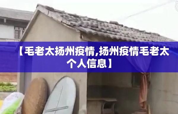 【毛老太扬州疫情,扬州疫情毛老太个人信息】