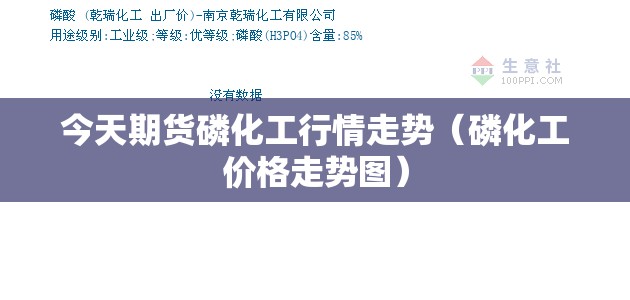 今天期货磷化工行情走势(磷化工价格走势图) 今天期货磷化工行情走势(磷化工价格走势图)
