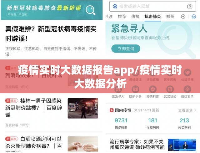 疫情实时大数据报告app/疫情实时大数据分析