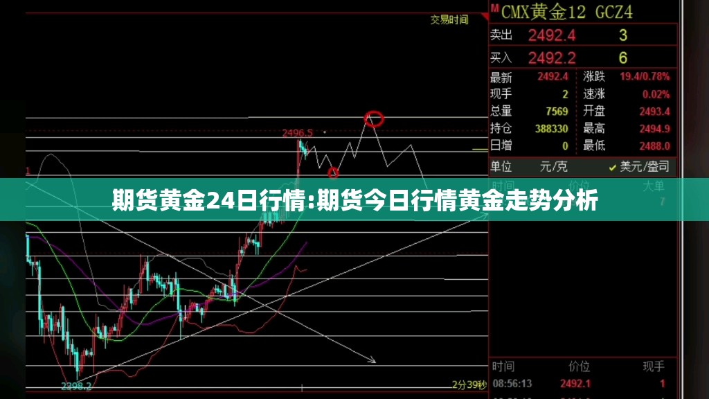 期货黄金24日行情:期货今日行情黄金走势分析