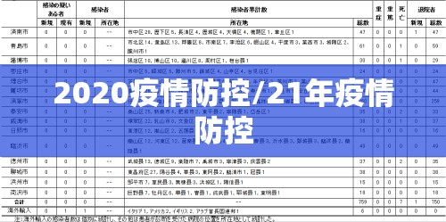2020疫情防控/21年疫情防控 2020疫情防控/21年疫情防控
