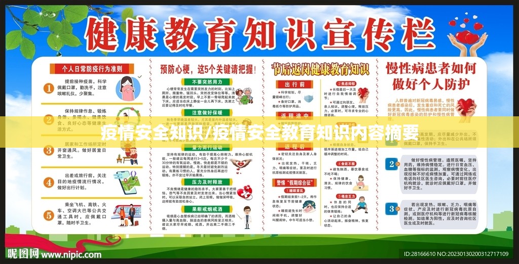 疫情安全知识/疫情安全教育知识内容摘要