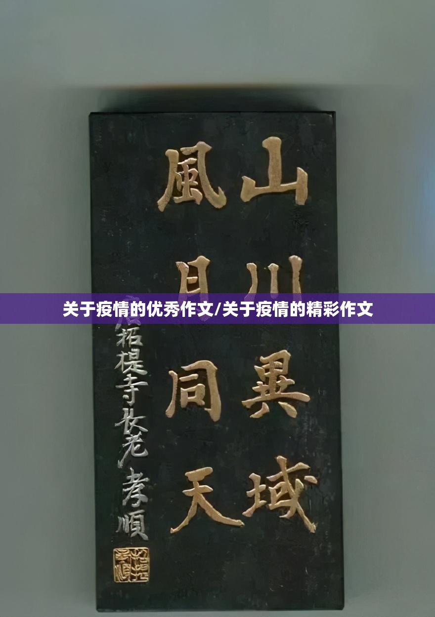 关于疫情的优秀作文/关于疫情的精彩作文