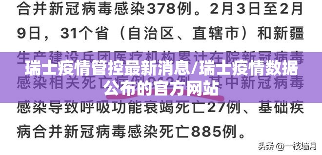 瑞士疫情管控最新消息/瑞士疫情数据公布的官方网站