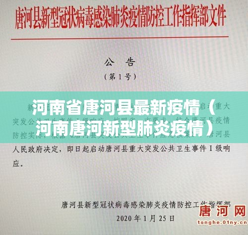 河南省唐河县最新疫情(河南唐河新型肺炎疫情) 河南省唐河县最新疫情(河南唐河新型肺炎疫情)