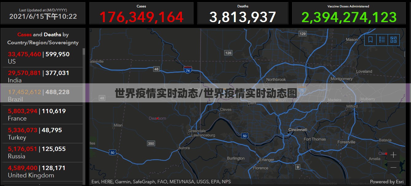 世界疫情实时动态/世界疫情实时动态图