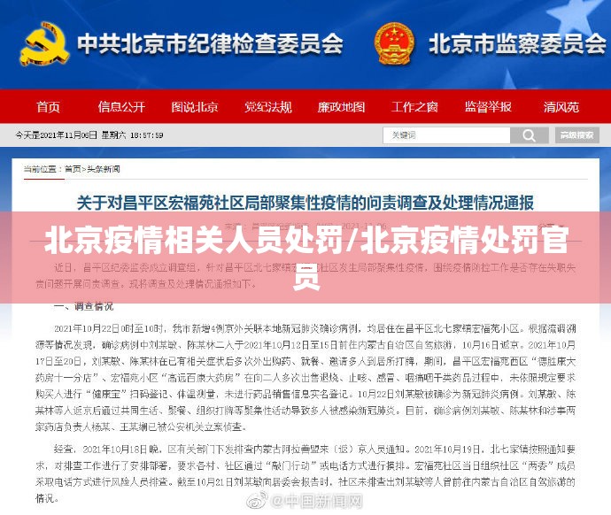 北京疫情相关人员处罚/北京疫情处罚官员