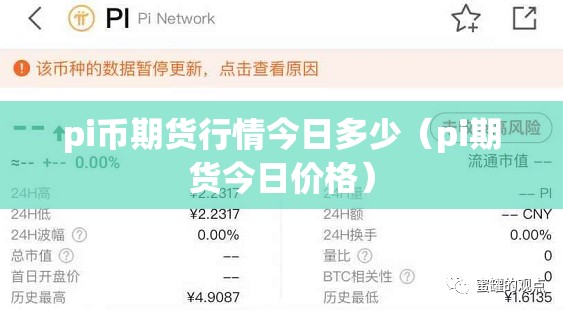 pi币期货行情今日多少（pi期货今日价格）