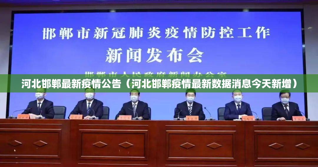 河北邯郸最新疫情公告（河北邯郸疫情最新数据消息今天新增）
