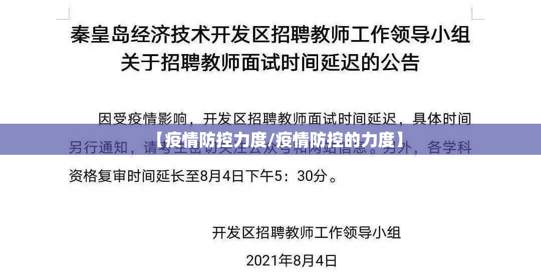 【疫情防控力度/疫情防控的力度】 【疫情防控力度/疫情防控的力度】