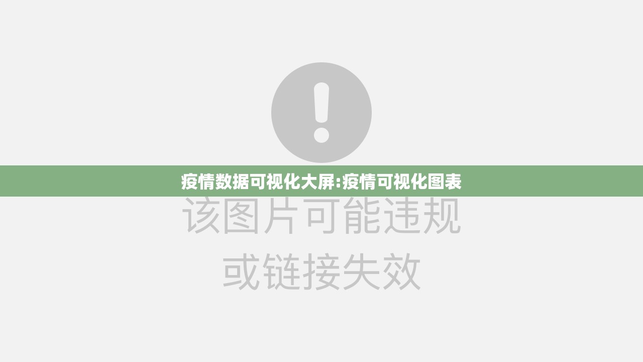 疫情数据可视化大屏:疫情可视化图表 疫情数据可视化大屏:疫情可视化图表