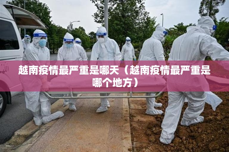 越南疫情最严重是哪天（越南疫情最严重是哪个地方）