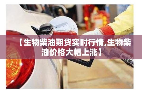 【生物柴油期货实时行情,生物柴油价格大幅上涨】