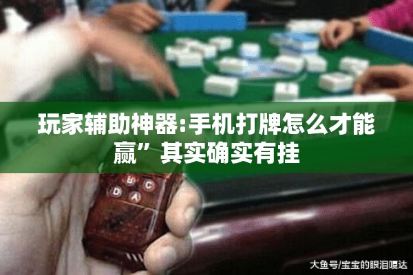 玩家辅助神器:手机打牌怎么才能赢”其实确实有挂