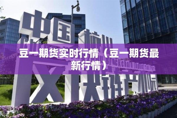 豆一期货实时行情（豆一期货最新行情）