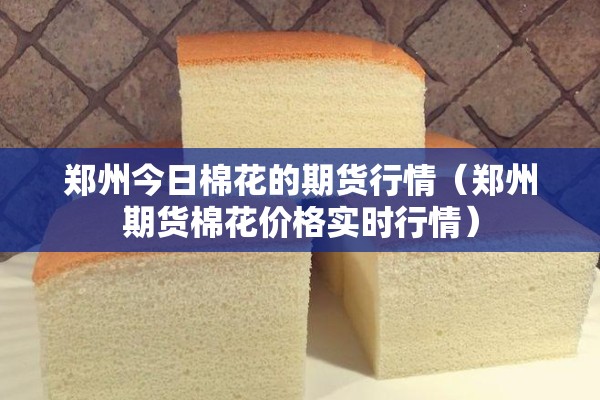 郑州今日棉花的期货行情（郑州期货棉花价格实时行情）
