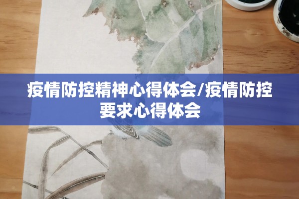疫情防控精神心得体会/疫情防控要求心得体会