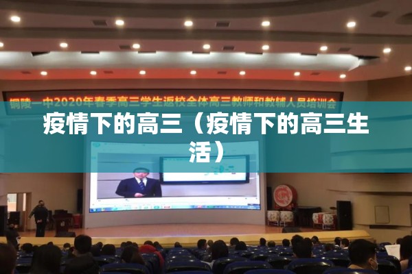 疫情下的高三（疫情下的高三生活）