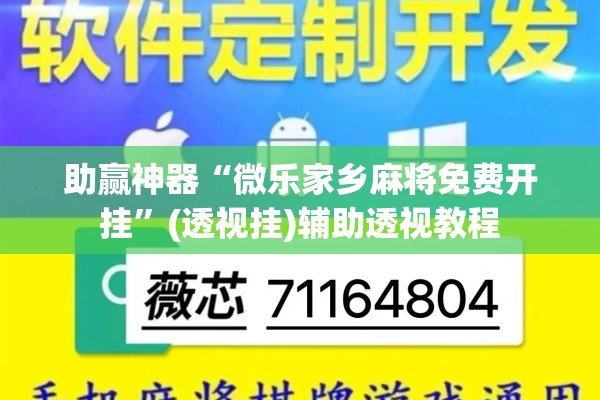 助赢神器“微乐家乡麻将免费开挂”(透视挂)辅助透视教程