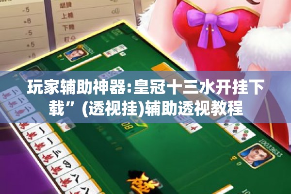 玩家辅助神器:皇冠十三水开挂下载	”(透视挂)辅助透视教程