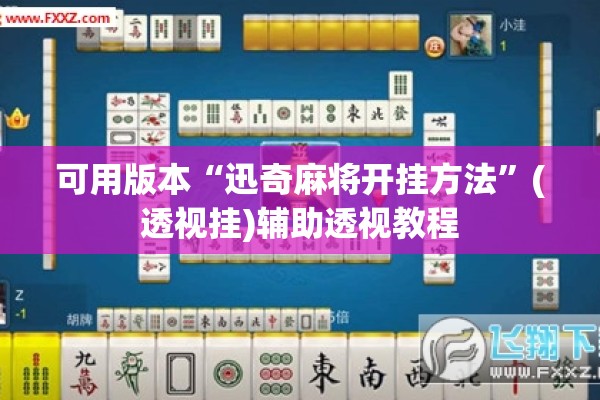 可用版本“迅奇麻将开挂方法	”(透视挂)辅助透视教程