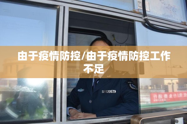 由于疫情防控/由于疫情防控工作不足