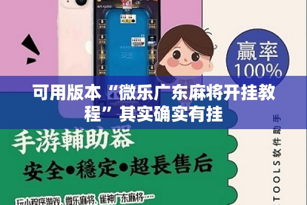 可用版本“微乐广东麻将开挂教程	”其实确实有挂