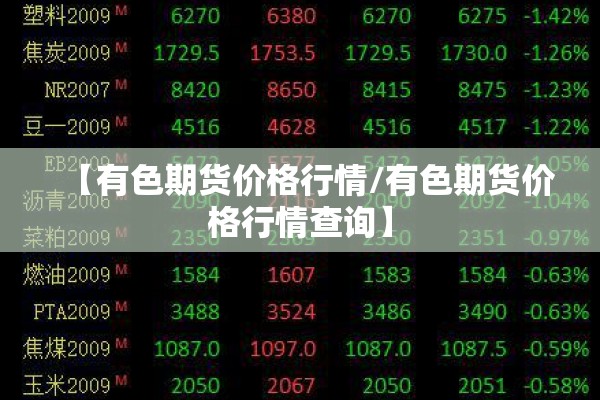 【有色期货价格行情/有色期货价格行情查询】