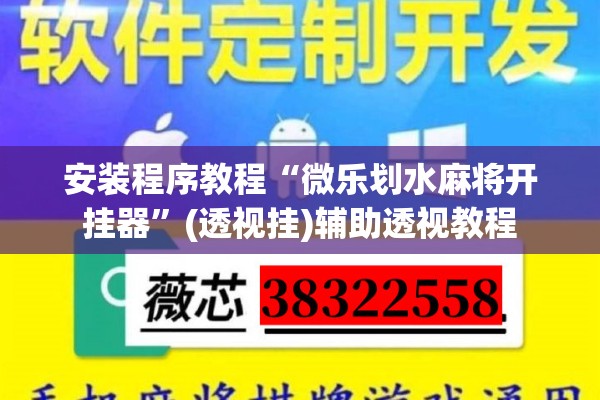 安装程序教程“微乐划水麻将开挂器”(透视挂)辅助透视教程