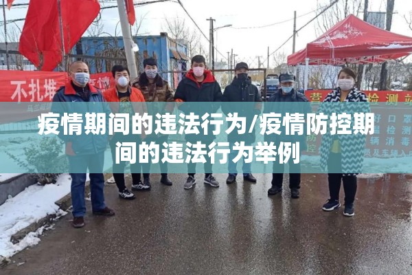 疫情期间的违法行为/疫情防控期间的违法行为举例