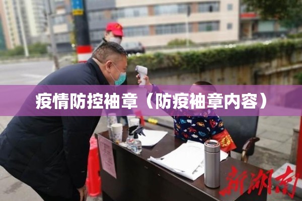 疫情防控袖章（防疫袖章内容）