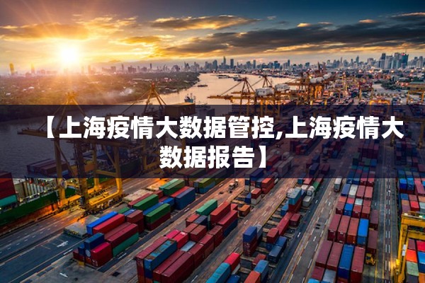 【上海疫情大数据管控,上海疫情大数据报告】