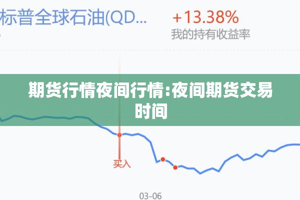 期货行情夜间行情:夜间期货交易时间