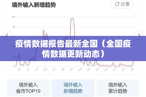 疫情数据报告最新全国（全国疫情数据更新动态）