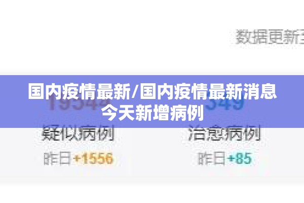 国内疫情最新/国内疫情最新消息今天新增病例