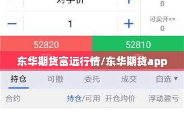 东华期货富远行情/东华期货app