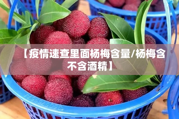 【疫情速查里面杨梅含量/杨梅含不含酒精】